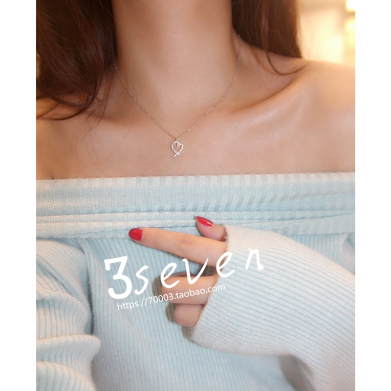 Tiffany & Co. Tiffany&Co. 镂空爱心锁骨项链