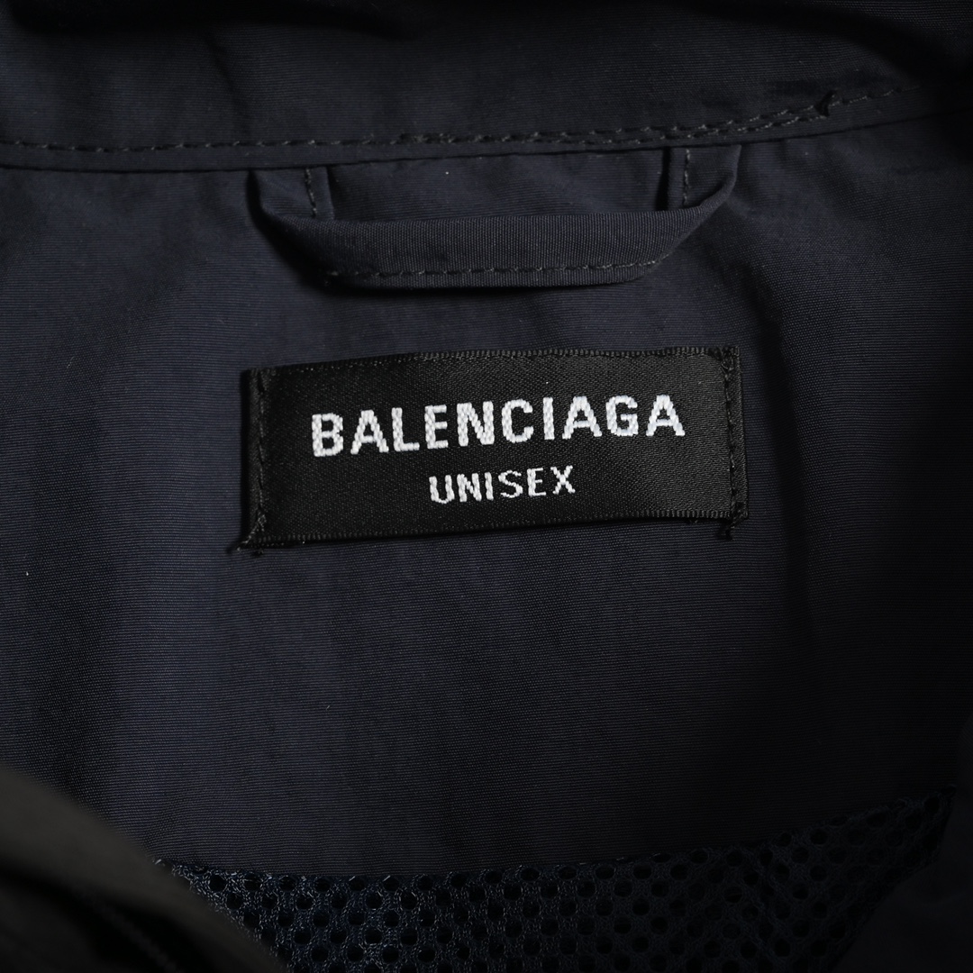 320 Balenciaga/巴黎世家 22Fw 刺绣双勾拼接夹克外套