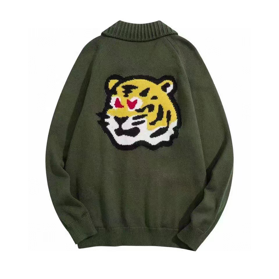 Luxury Tiger Knit Jacket Collaboration by TS x Nigo: Premium Craftsmanship and Unique Details - 图片 3