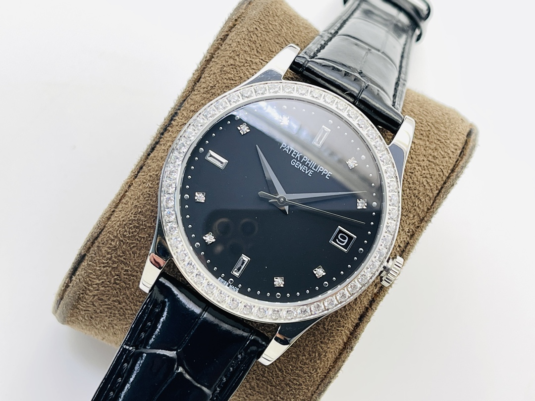 百达.翡丽古典表系列——5296-001.铂金V4升级版324机芯腕表