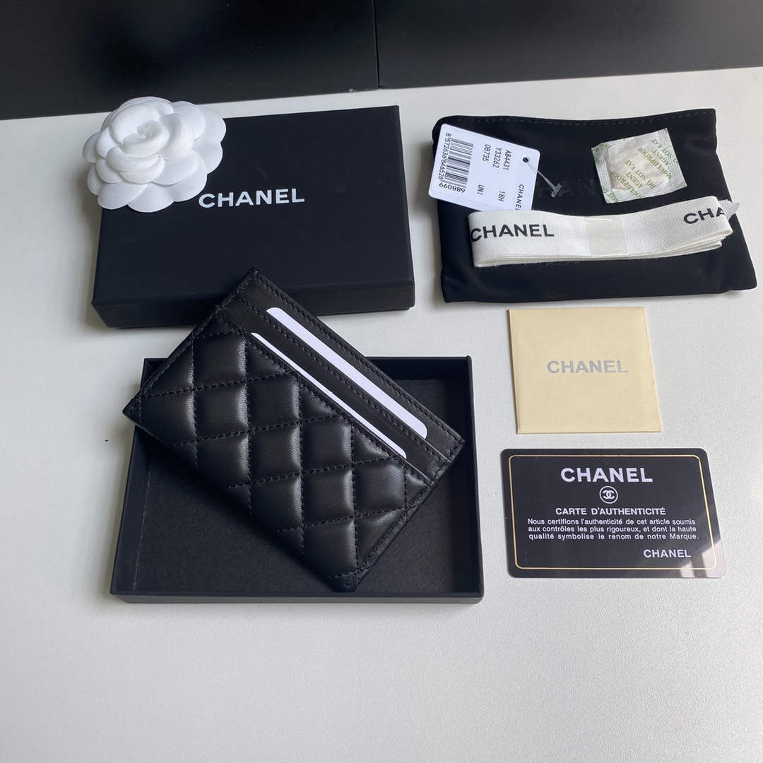 Chanel leboy卡包 款号 皮料五金，细节美到淋漓尽致全套包装 尺寸:11×7.5×1cm
