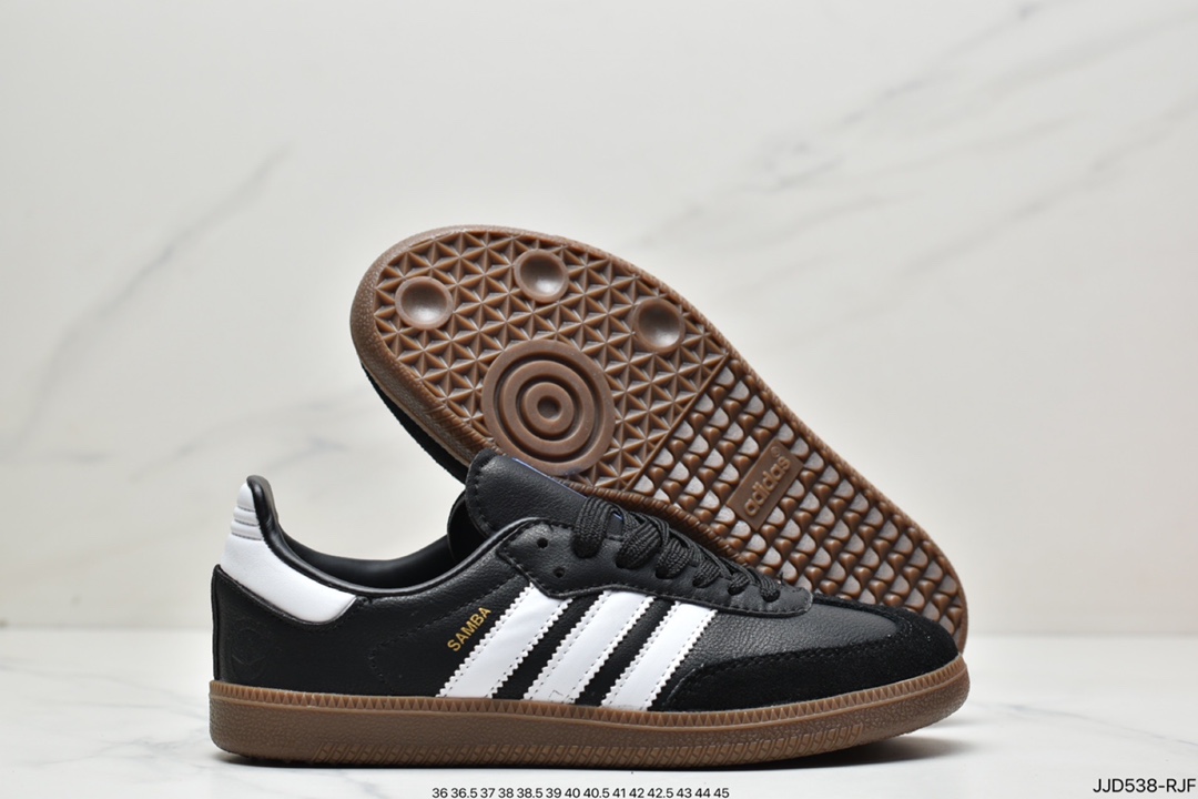 Adidas Clover Originals Samba Vegan OG Samba Series Gentleman Moral Training Football Style FW2427