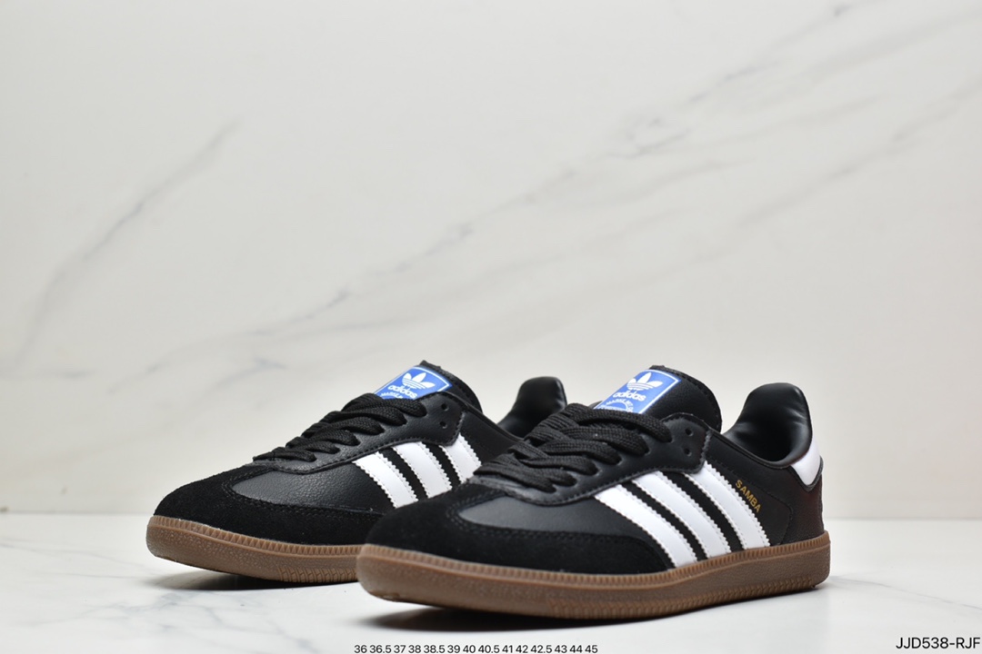 Adidas Clover Originals Samba Vegan OG Samba Series Gentleman Moral Training Football Style FW2427