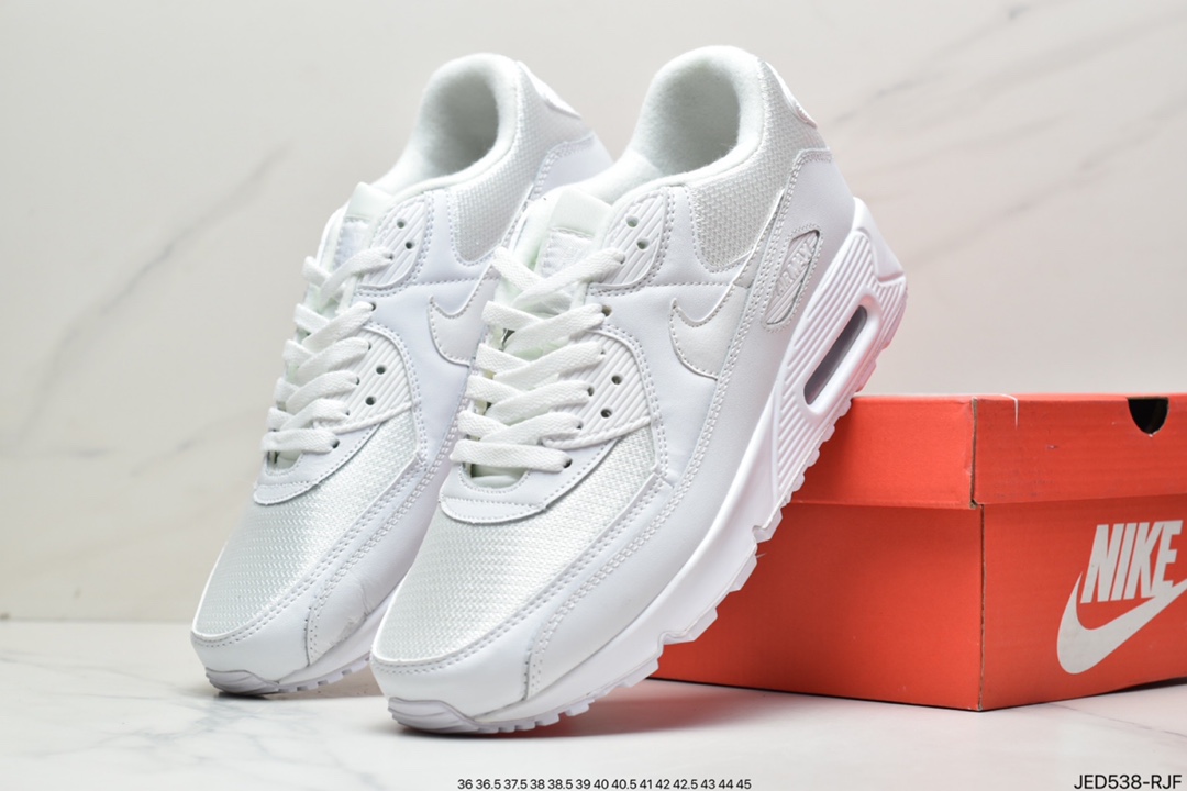 150 耐克Nike Air Max 90 Premium 半掌气垫网面复古运动休闲慢跑鞋DH0569