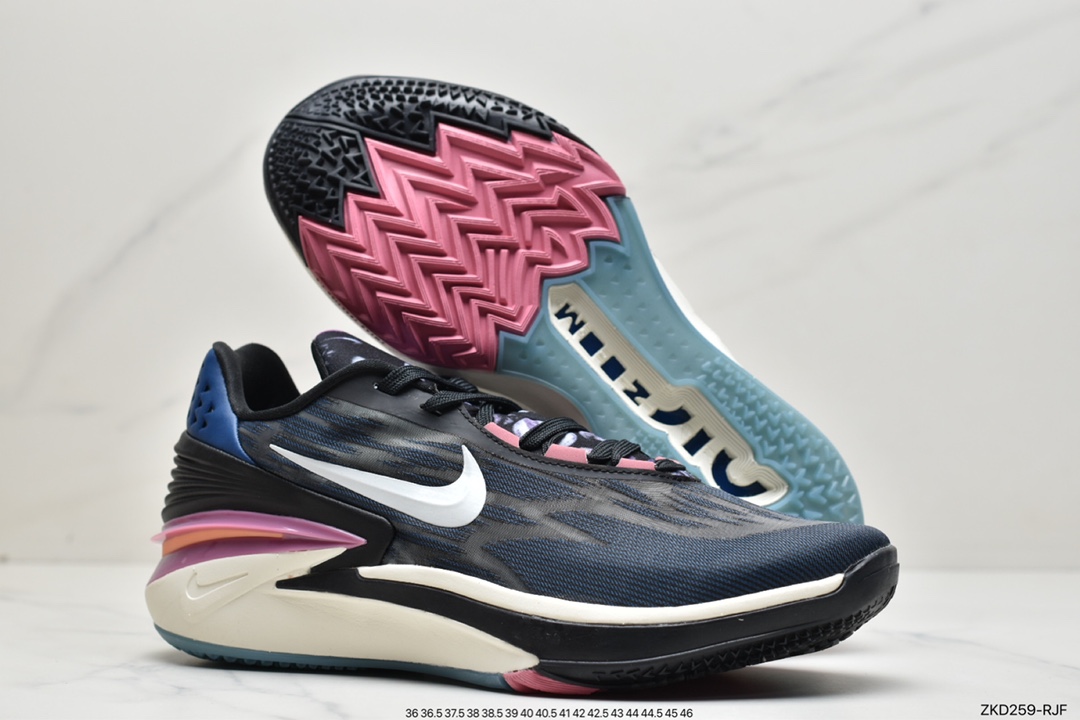 270 Nike Air Zoom GT Cut 2 二代缓震实战篮球鞋 黑蓝 DJ6015-003