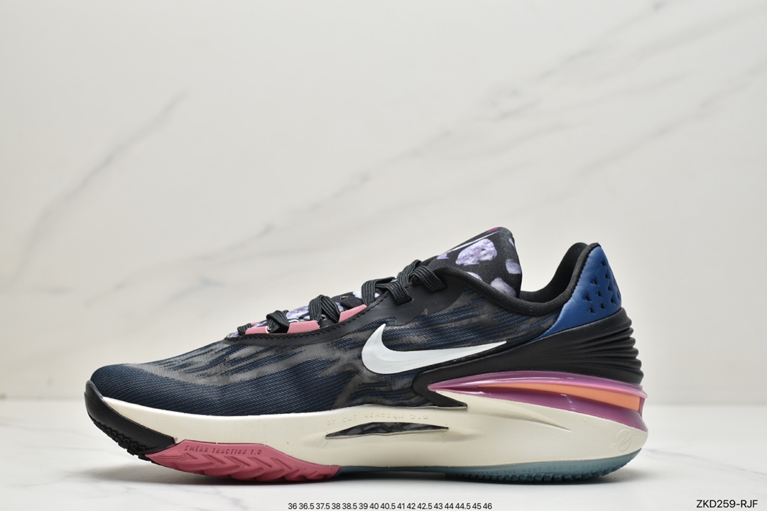 270 Nike Air Zoom GT Cut 2 二代缓震实战篮球鞋 黑蓝 DJ6015-003