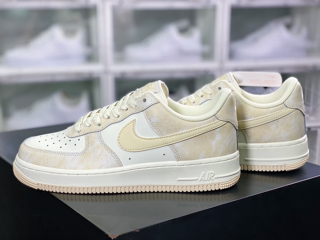 240 You Air Force 1'07 Low Retro SP空军一号低帮经典板鞋“皮革米白奶黄”KP6936-669