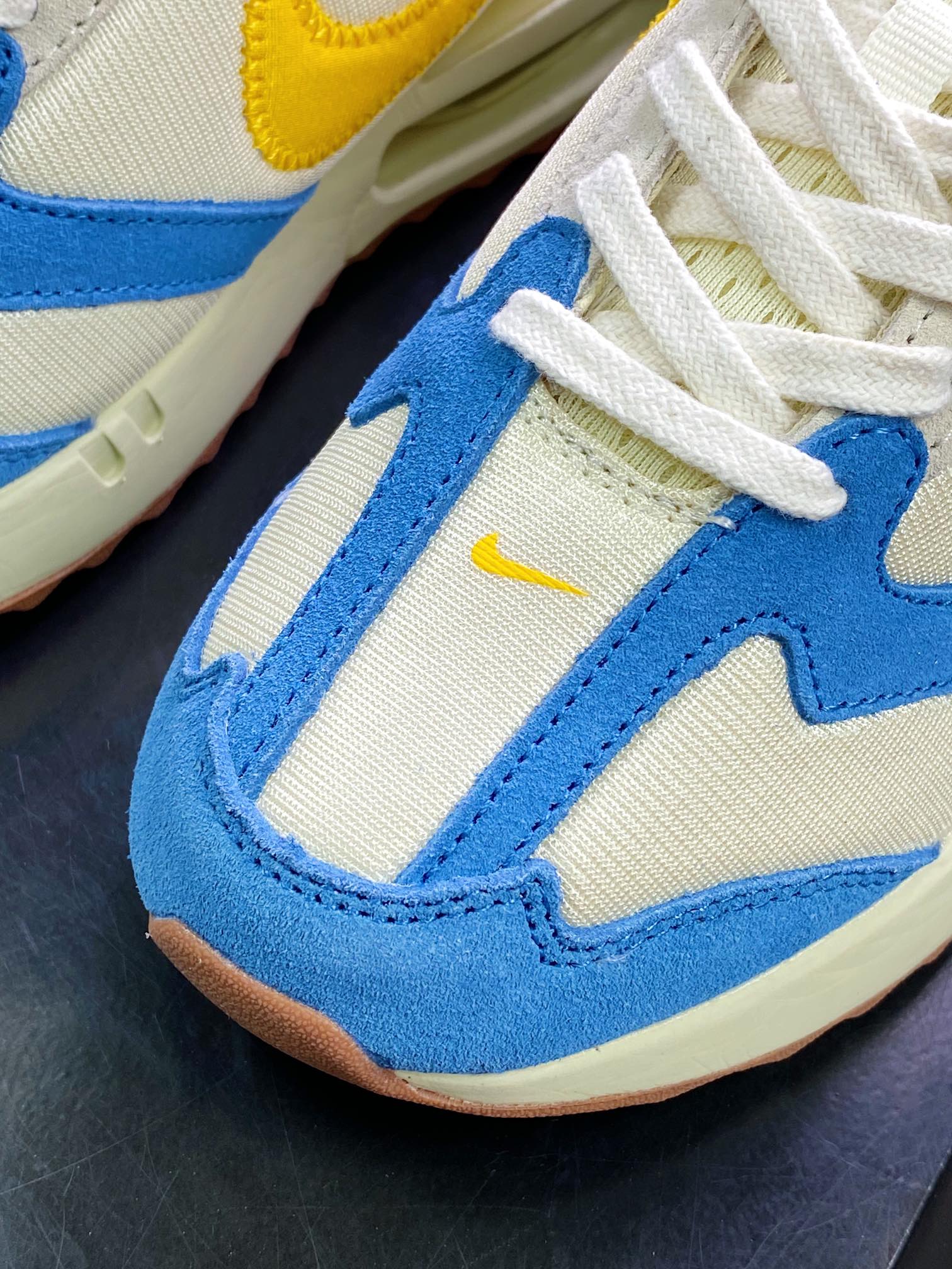 220 Air Max Dawn”Blue/Yellow/Flower”黎明系列低帮气垫百搭休闲运动慢跑鞋“天蓝黄彩色小花”DV1488-177