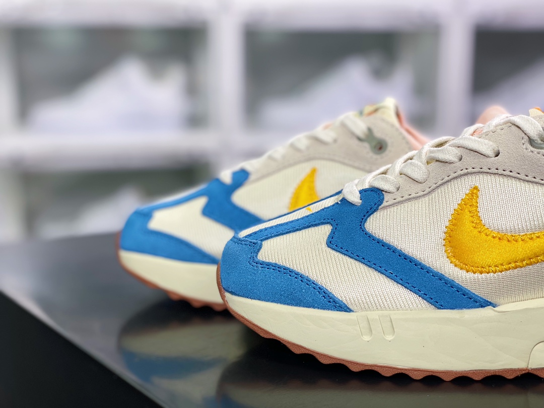 220 Air Max Dawn”Blue/Yellow/Flower”黎明系列低帮气垫百搭休闲运动慢跑鞋“天蓝黄彩色小花”DV1488-177