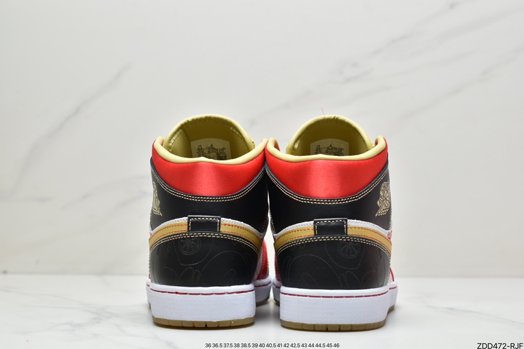 230 Air Jordan 1 MID 白红 喜庆DV0576-176