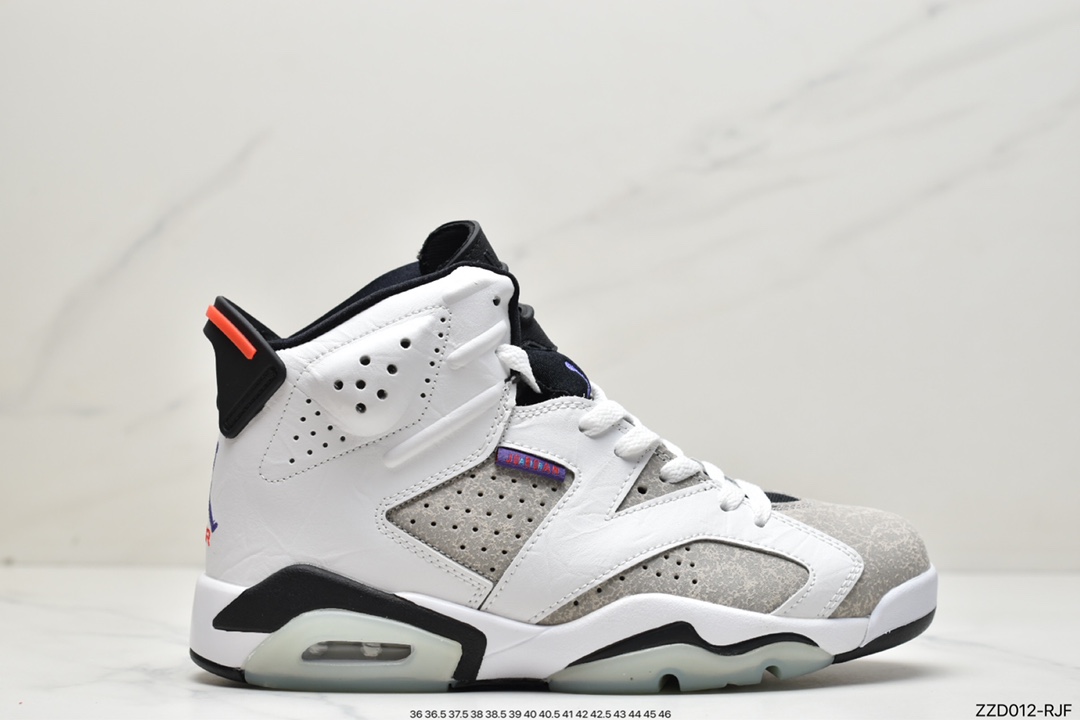 250 Air Jordan 6 “Flint”燧石 紫外线 灰白 这双以 “燧石” 为主题的 Air Jordan 6 “Flint” CI3125-100