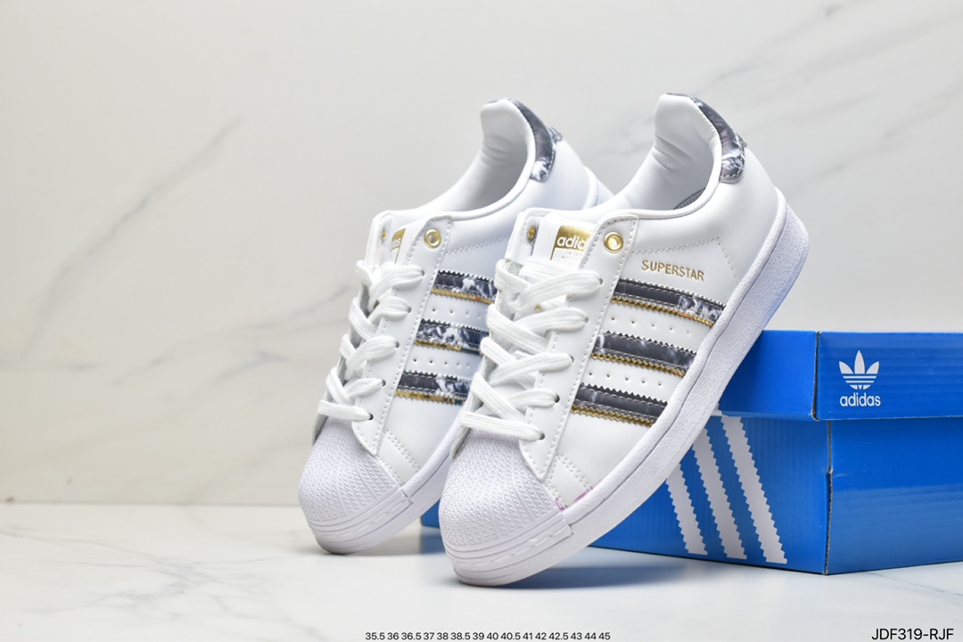 Adidas Adidas Originals Superstar classic shell head official website synchronization GX1838