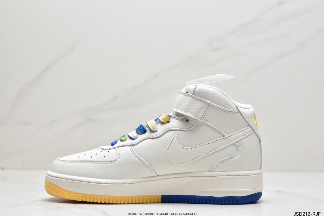 200 Nike Air Force 1 Mid'07 米红蓝‘’洛杉矶快船‘’NYC 城市限定中帮空军一号休闲板鞋CT1989-115