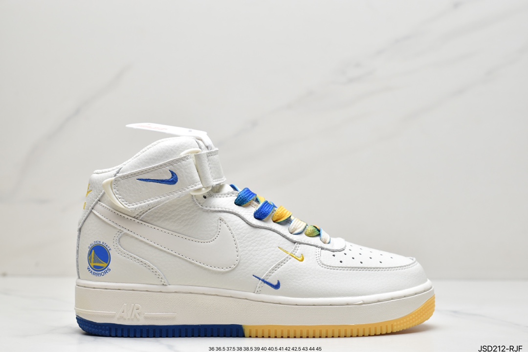 200 Nike Air Force 1 Mid'07 米红蓝‘’洛杉矶快船‘’NYC 城市限定中帮空军一号休闲板鞋CT1989-115