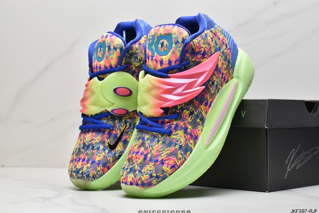 165 耐克/Nike KD 14 EP”Ky-D”凯文·杜兰特全新14代签名休闲运动篮球运动鞋 CZ0170-100
