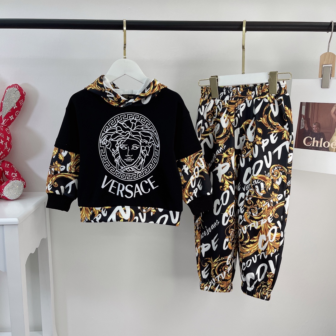 New Autumn 2022: High-Quality Unisex Cotton Suit in Sizes 110-160 - 图片 1