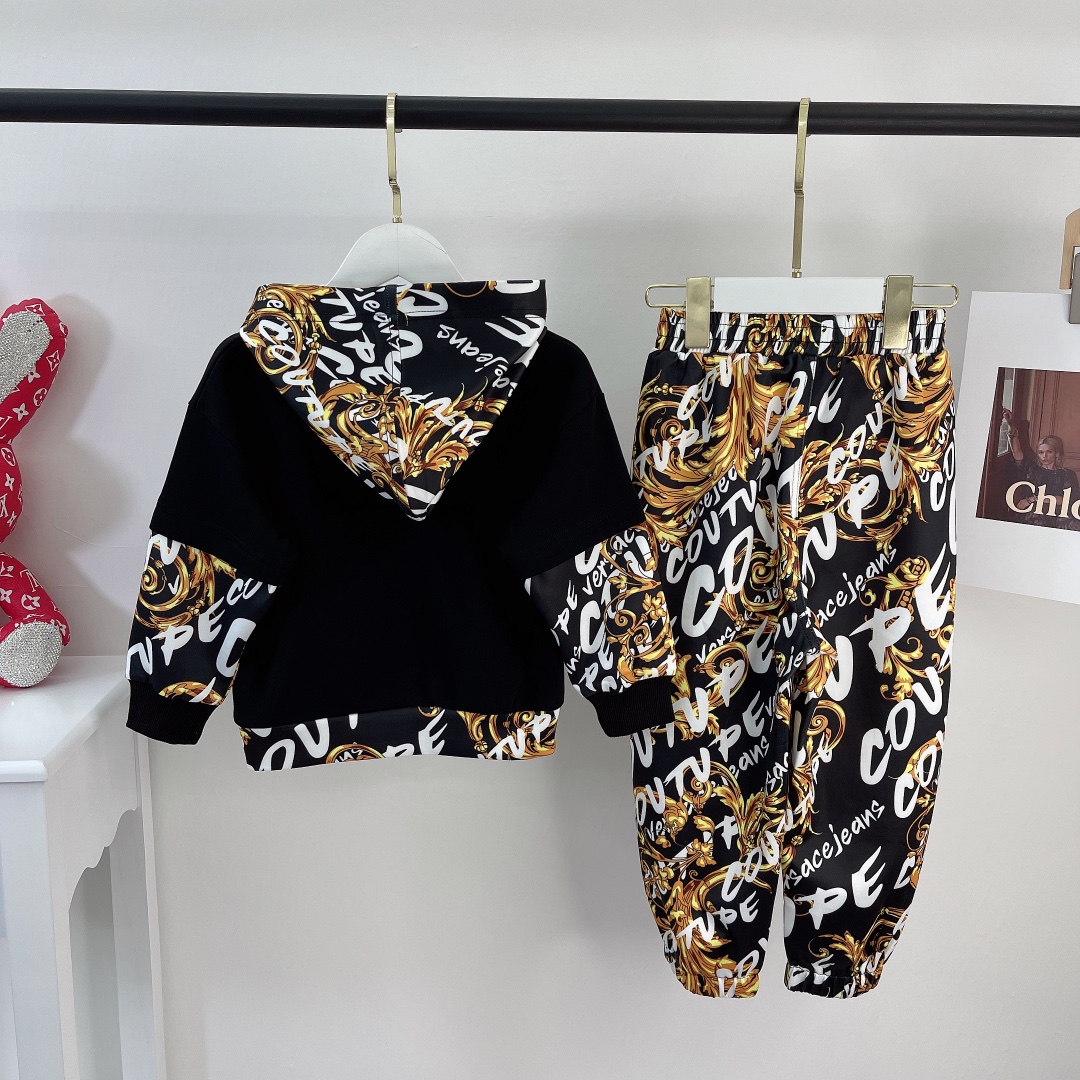 New Autumn 2022: High-Quality Unisex Cotton Suit in Sizes 110-160 - 图片 8
