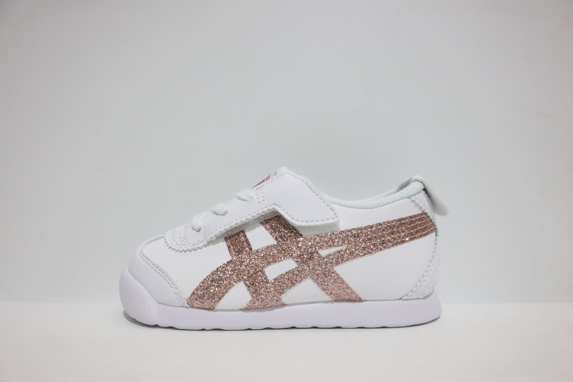 亚瑟士鬼冢虎飞机翼魔术贴婴童鞋 22.5-28.5 婴童款真的太可爱了 飞翼魔术贴设计，穿脱非常方便✔️ 耐磨防滑大底，脚感超赞👍🏻-选品中心