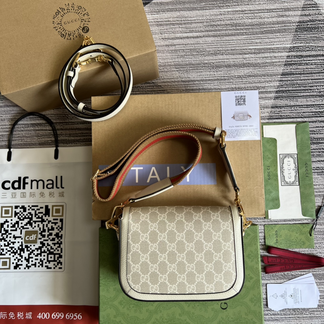 GUCCI Mors de bride mini sac sellier double bandoulière