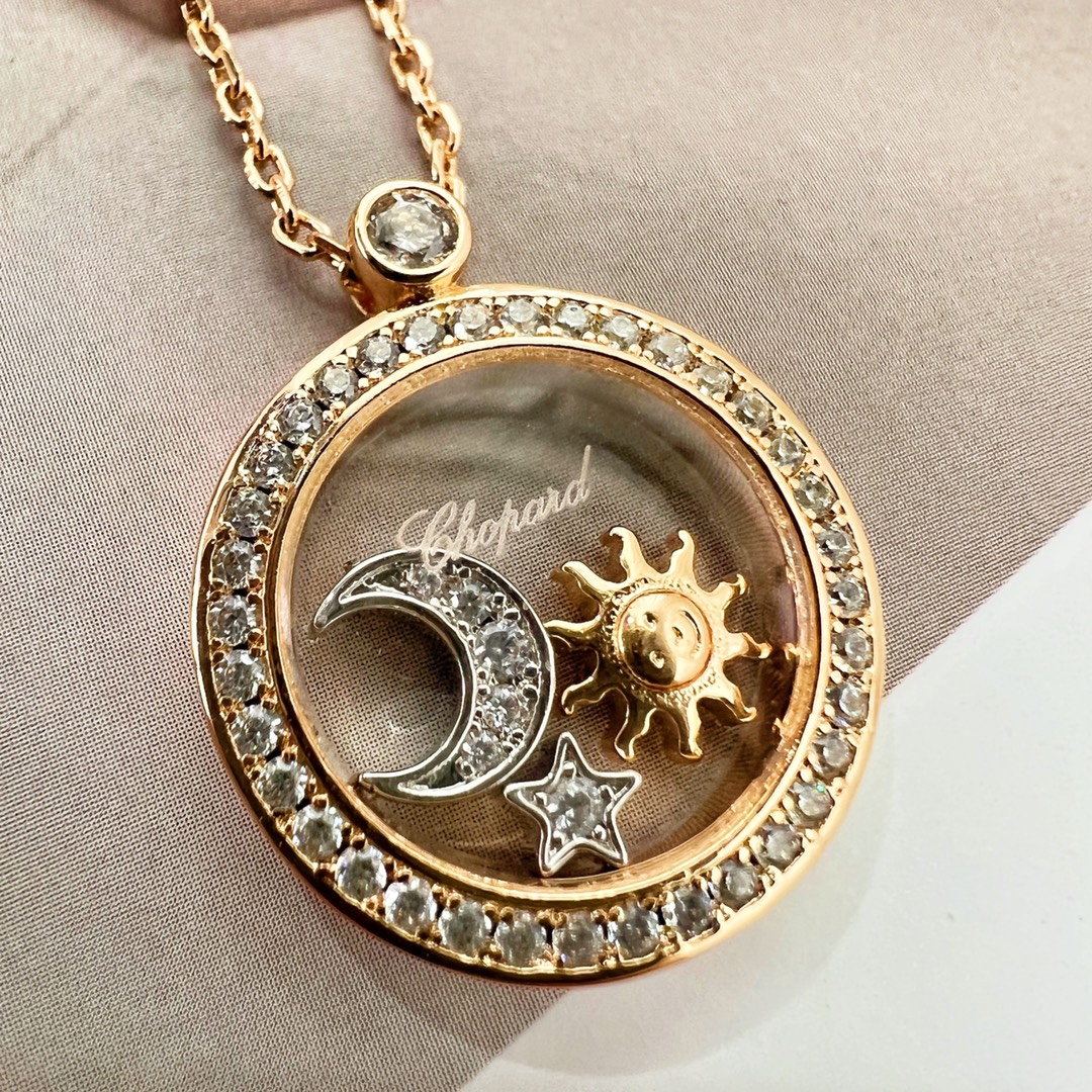 萧邦HAPPY SUN MOON AND STARS日月星辰项链