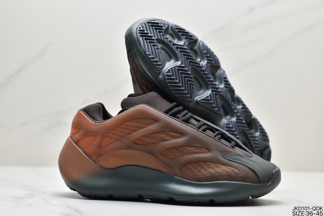 Adidas Yeezy 700 V3 Coconut Retro Daddy Shoes Series / Black and Yellow G54850