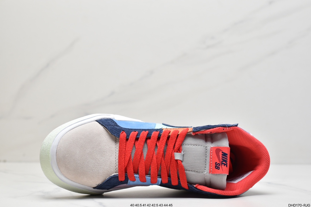 90 耐克Nike Zoom Blazer Mid Premium SB”Mosaic Pack-Multi”解构马赛克开拓者板鞋DA8854-300