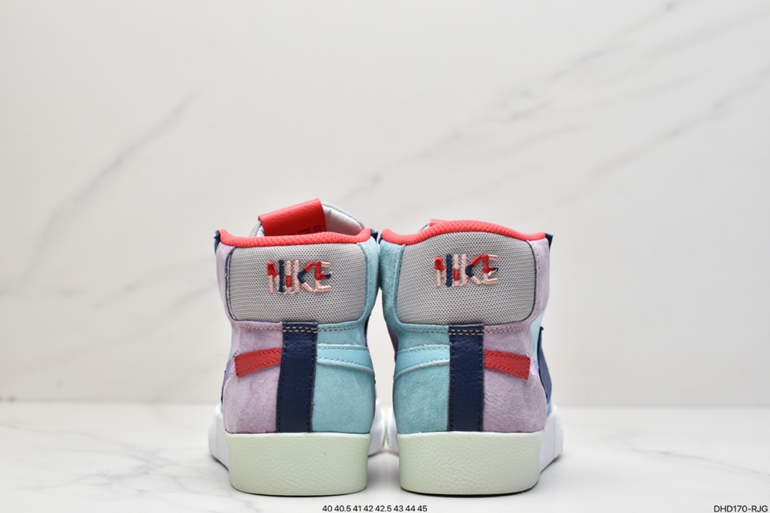 90 耐克Nike Zoom Blazer Mid Premium SB”Mosaic Pack-Multi”解构马赛克开拓者板鞋DA8854-300