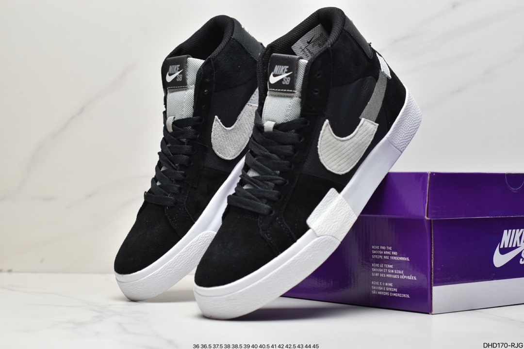 90 耐克Nike Zoom Blazer Mid Premium SB”Mosaic Pack-Multi”解构马赛克开拓者中帮百搭休闲运动板鞋DA8854-300