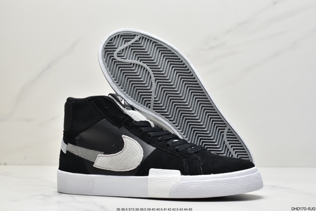 90 耐克Nike Zoom Blazer Mid Premium SB”Mosaic Pack-Multi”解构马赛克开拓者中帮百搭休闲运动板鞋DA8854-300