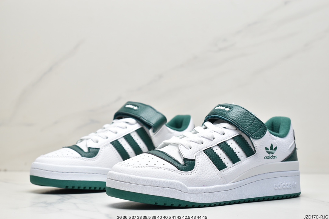 Adidas clover Originals Forum 84 Low Rome series Velcro low help retro lace-up all-match casual sports shoes GY5835