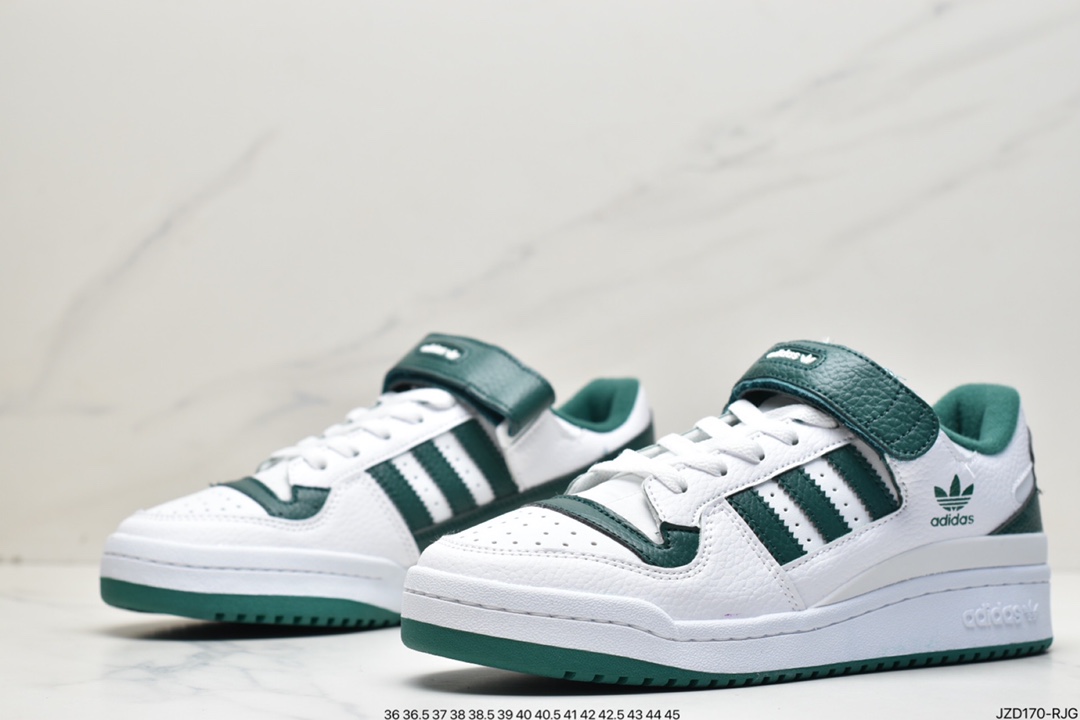 Adidas clover Originals Forum 84 Low Rome series Velcro low help retro lace-up all-match casual sports shoes GY5835