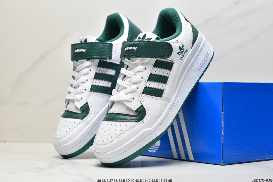 Adidas clover Originals Forum 84 Low Rome series Velcro low help retro lace-up all-match casual sports shoes GY5835