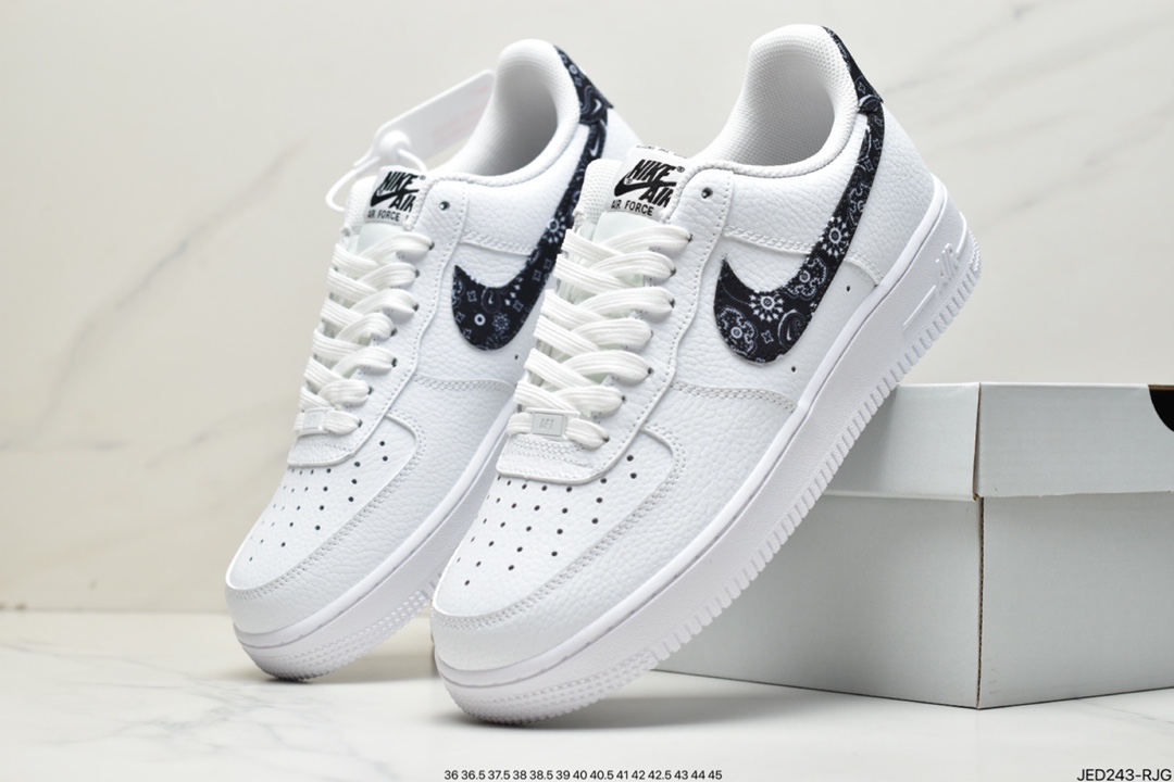 Nike Air Force 1 Low '07 ”White/Green Paisley” low-top classic all-match casual sports shoes DJ9942-100