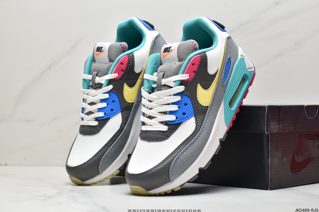 Nike Air Max 90 Premium half palm air cushion retro sports leisure jogging shoes DM8171-001