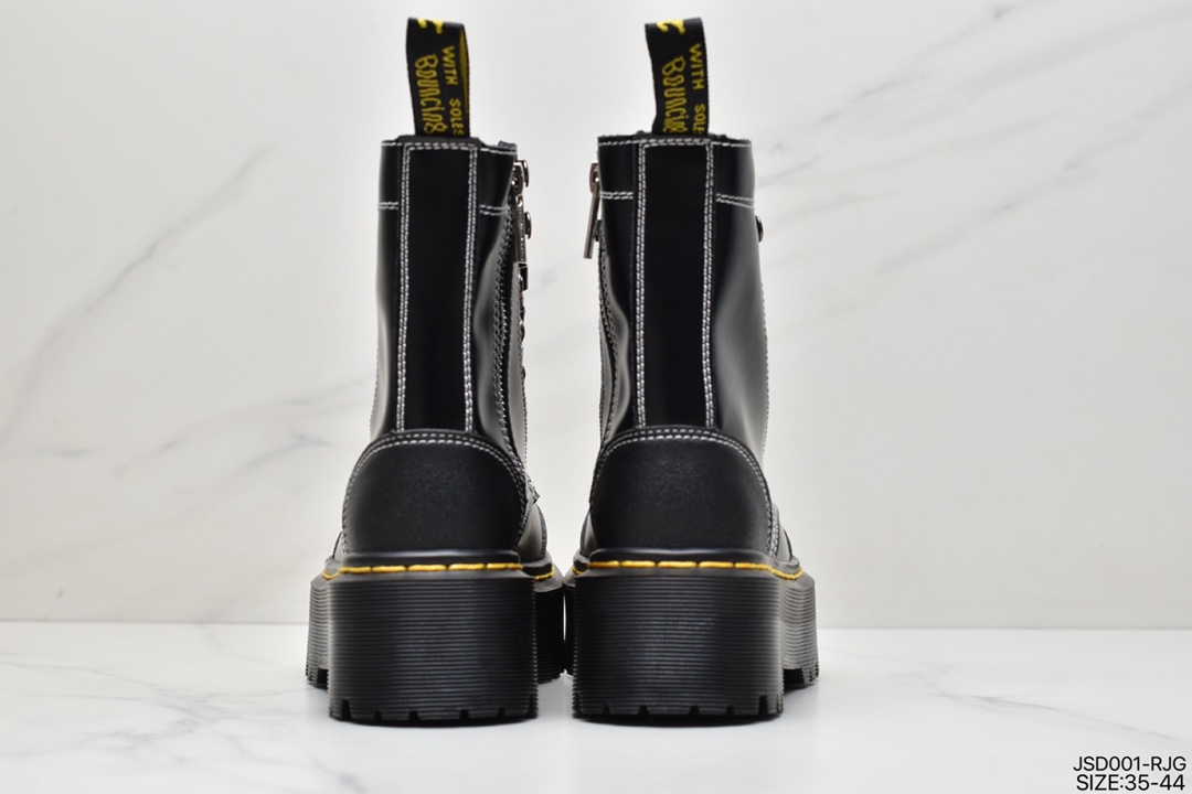 Dr martens Yang Mi same autumn and winter splicing Martin boots new thick-soled heightening short boots 26961033