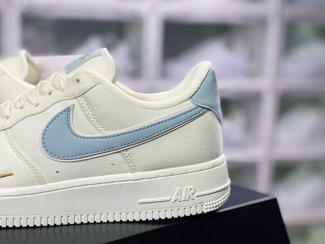 Air Force 1’07 Low QS”Sail/Light Blue/Gold”空军一号MN5696-009-Chinese wholesaler seller Clothes Bags handbags wholesale Shoes High Quatity wholesaler seller Cheap Sneakers from China Factory Chinese suppliers china wholesale clothing wholesaler seller Air Force 1’07 Low QS”Sail/Light Blue/Gold”空军一号MN5696-009