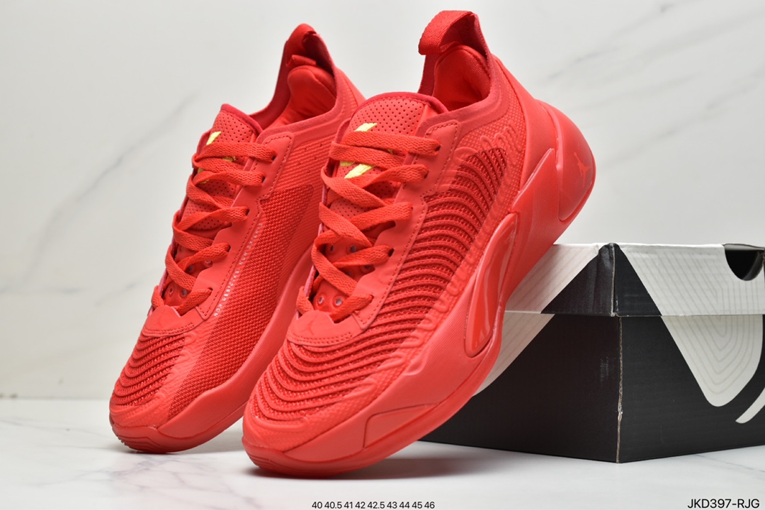 160 耐克/NIKE Air Jordan Jumpman 1 PF 全红中帮复古男子文化篮球鞋运动男鞋DN1772-104