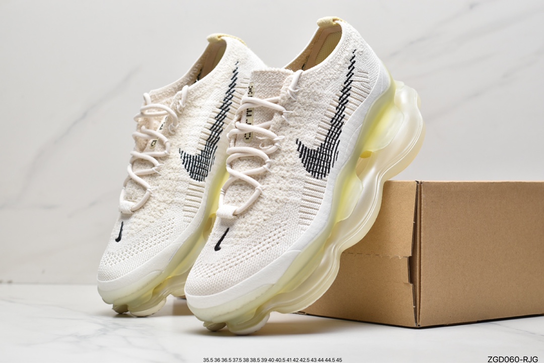 290 纯原出品NK Air Max Scorpion Flyknit 天蝎座系列2022款超级大气垫系列前卫增高低帮休闲运动慢跑鞋 DJ4701-001