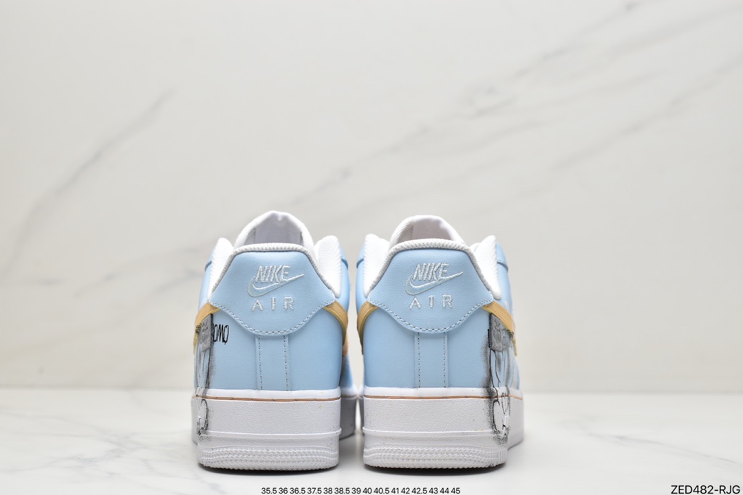 260 Nike Air Force 1 Low 07 个性定制原楦头原纸板 CW2288-111