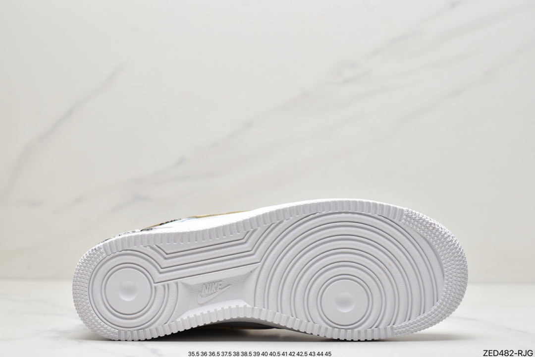 260 Nike Air Force 1 Low 07 个性定制原楦头原纸板 CW2288-111