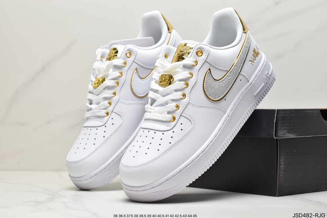 200 Nike Air Force 1 07 白金 空军一号低帮休闲板鞋DV4248-222