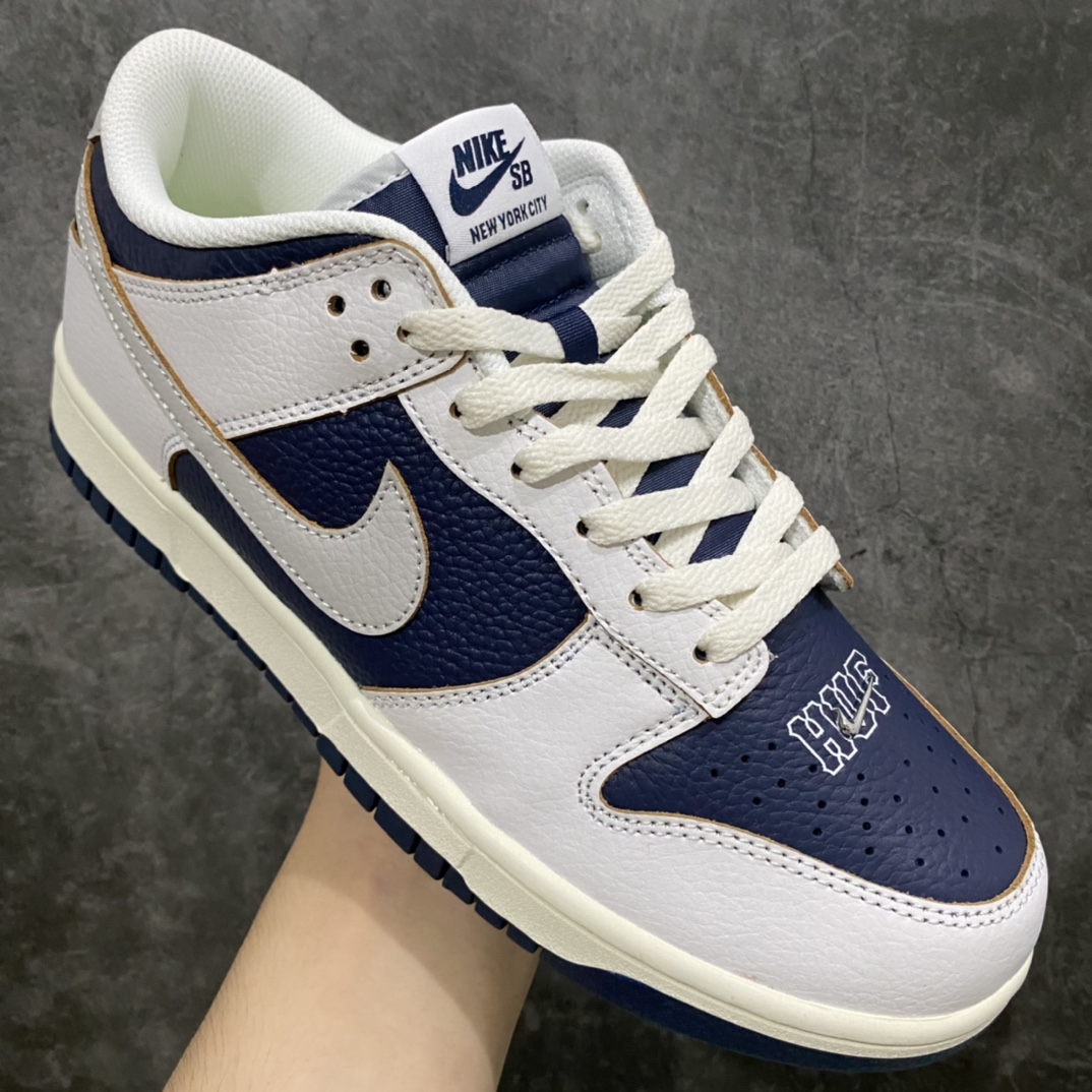 图片[3]-Top版本HUF x Nike SB Dunk Low “NYC” 白蓝纽约刮刮乐 鞋面可刮 FD8775-100 原厂原档案开发，原盒原标，原厂头层皮料，官方厚鞋舌设计，做工细节全方位比对原鞋 尺码：36/47.5-选品中心
