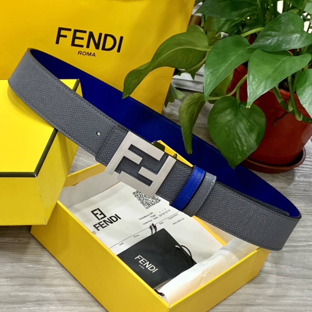 FENDI芬迪专柜同款宽4.0CM双
