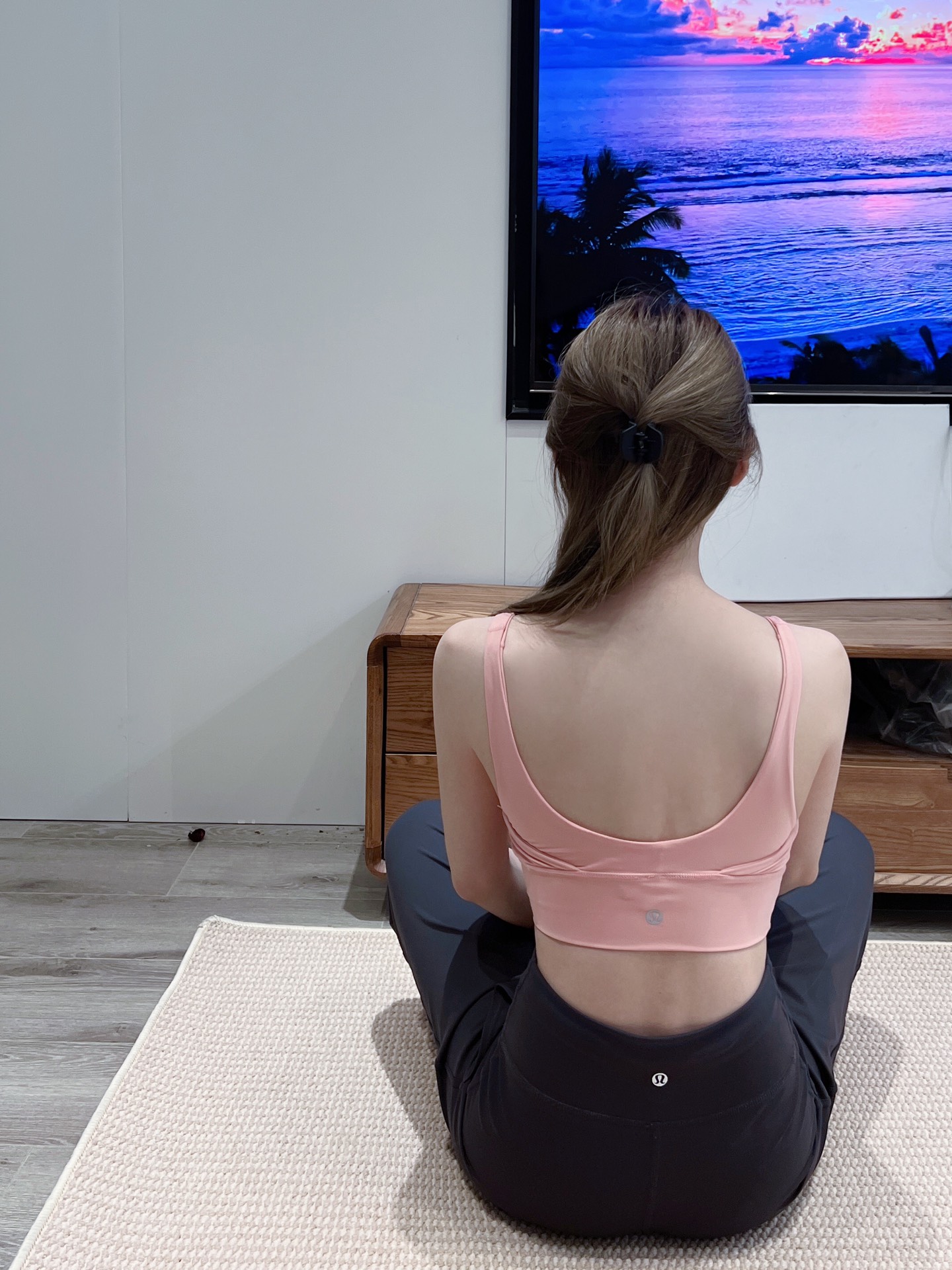 Lululemon Align sports bra yoga pink