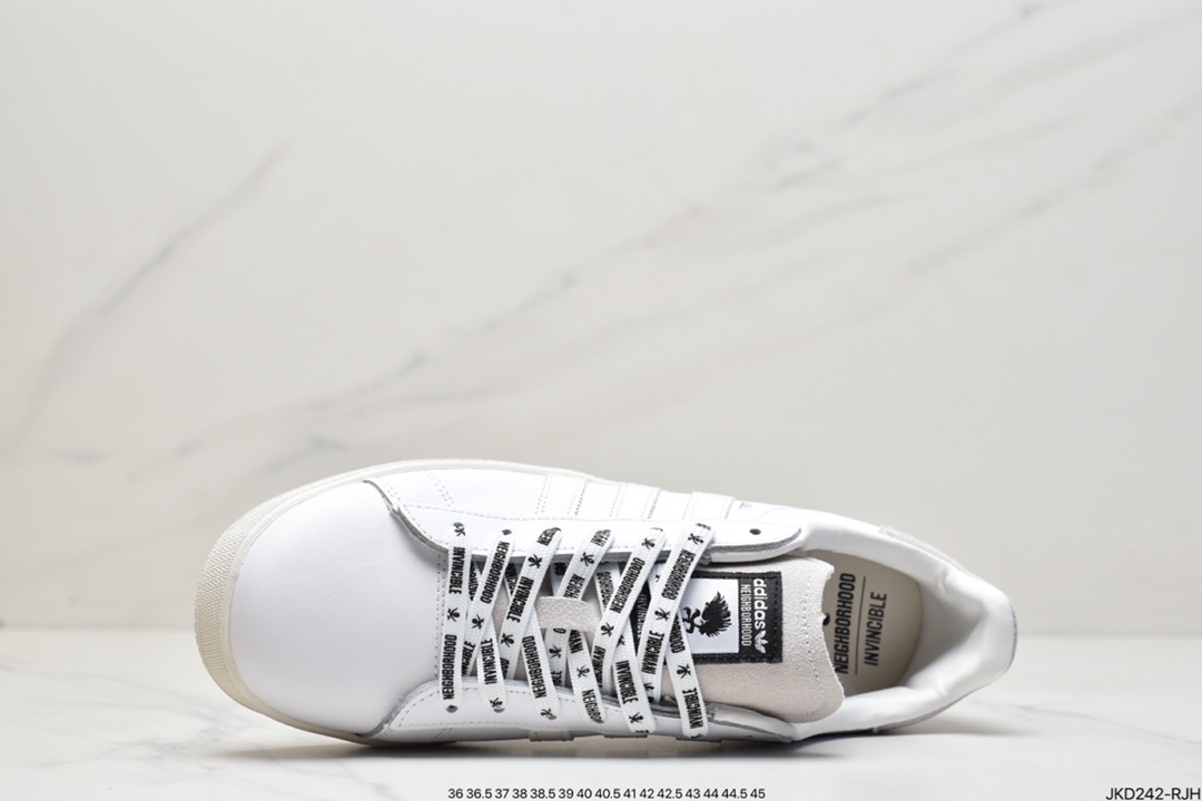 Clover CAMPUS INV X NBHD silver and black snake pattern suede low-top retro sports casual sneakers GW8962