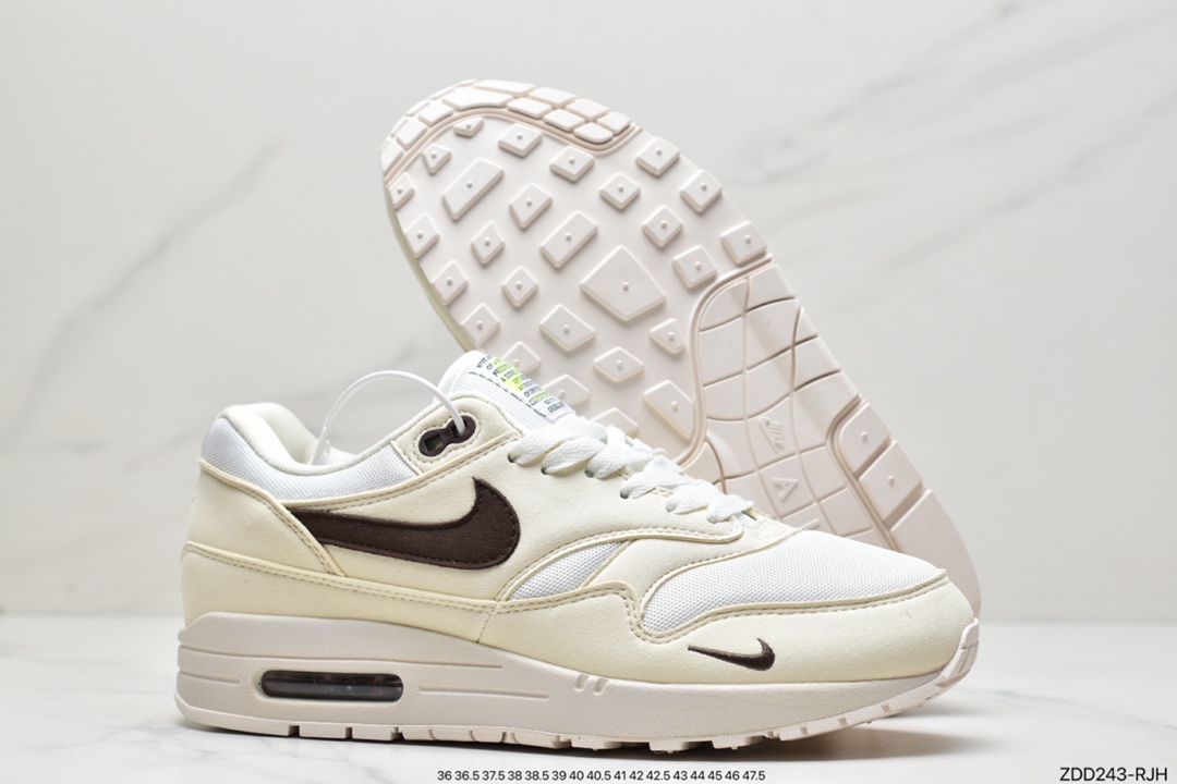 Nike Air Max 1 QS first generation retro air cushion all-match casual sports jogging shoes AH8145-001-Top High Quatity Cheap Sneakers Fashion Clothing Clothes Bags handbags Shoes of all Brand wholesale With The best Quality And Beautiful Price from China Factory Chinese suppliers wholesaler seller Nike Air Max 1 QS first generation retro air cushion all-match casual sports jogging shoes AH8145-001