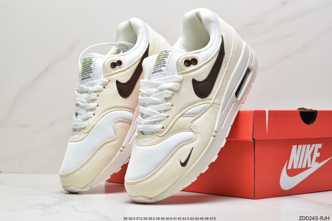 Nike Air Max 1 QS first generation retro air cushion all-match casual sports jogging shoes AH8145-001-Top High Quatity Cheap Sneakers Fashion Clothing Clothes Bags handbags Shoes of all Brand wholesale With The best Quality And Beautiful Price from China Factory Chinese suppliers wholesaler seller Nike Air Max 1 QS first generation retro air cushion all-match casual sports jogging shoes AH8145-001
