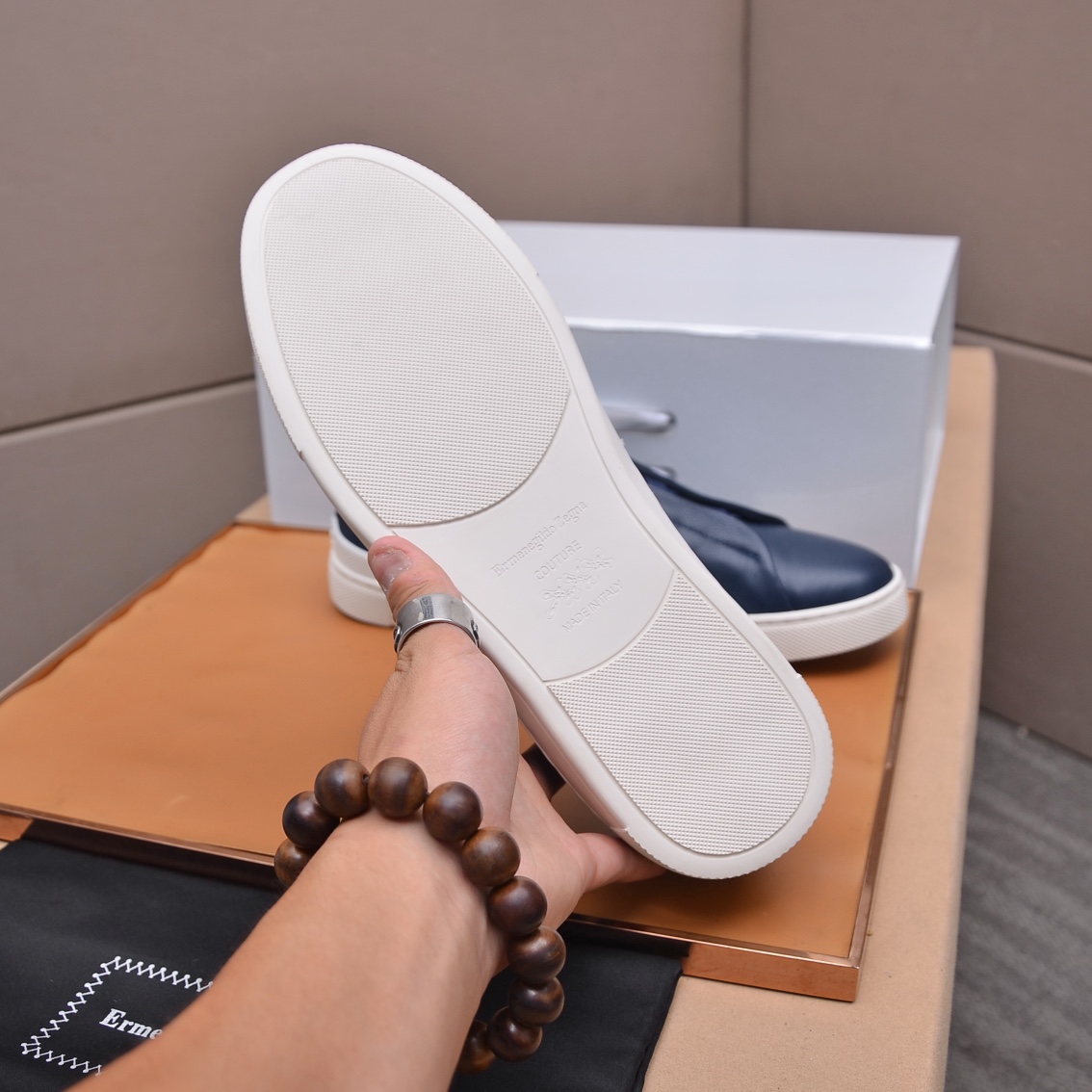 precio de fábrica Calidad de gama alta con el embalaje del contador Marca: Jeni * "Zegna *" zapatos 