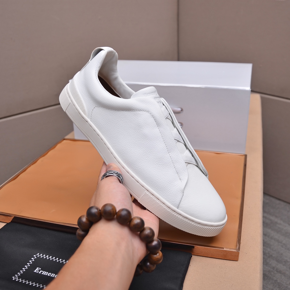 precio de fábrica Calidad de gama alta con el embalaje del contador Marca: Jeni * "Zegna *" zapatos 