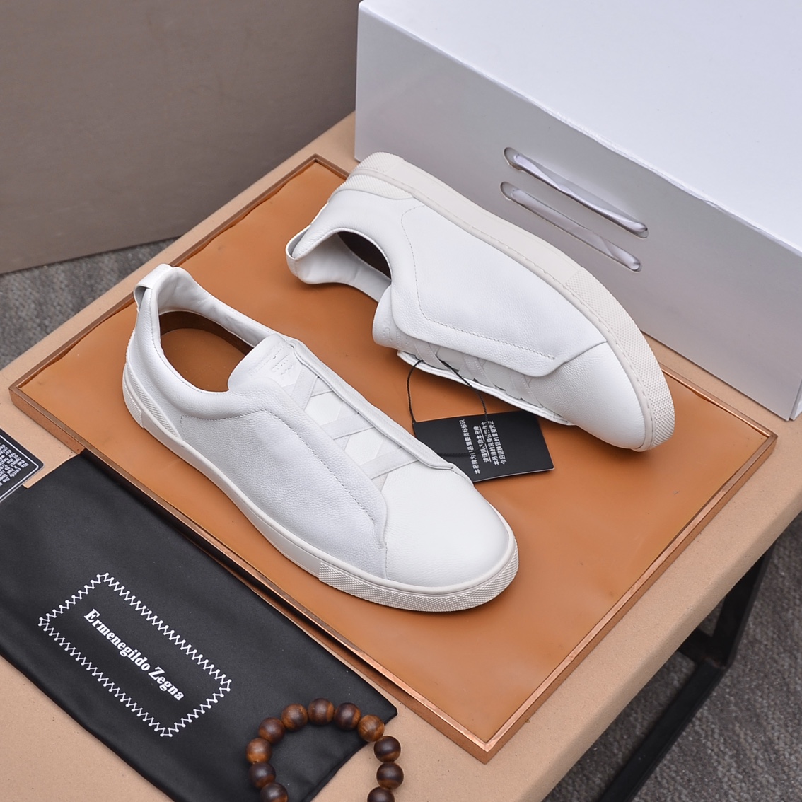 precio de fábrica Calidad de gama alta con el embalaje del contador Marca: Jeni * "Zegna *" zapatos 